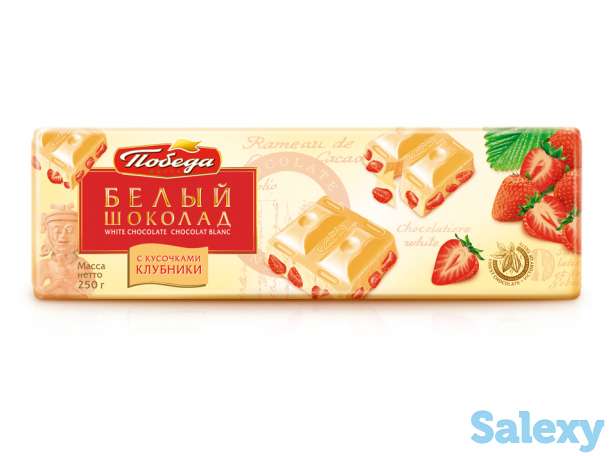 Шоколад белый с клубникой, фотография 2