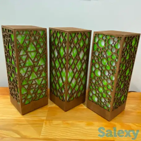 Зелёный Интерьерный лампа-ночник, фотография 10