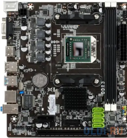 A88da with a6-5300m socket fs1, amd a88, 2xddr3-1600, d-sub, hdmi, 1xpci-ex16x,, фотография 1