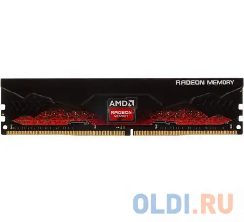32gb amd radeon™ ddr4 3200 dimm r9 gamers series black gaming, фотография 1