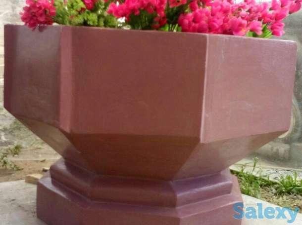 вазоны уличные бетонные, фотография 3