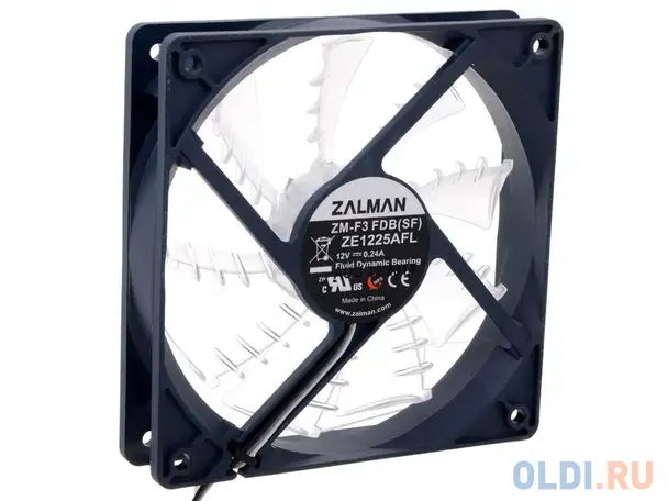 Вентилятор zalman zm-f3 fdb (sf) (120мм, сверхтихий), фотография 1
