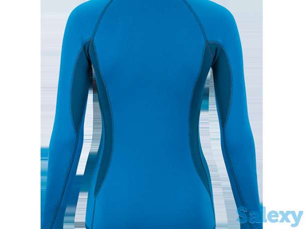 Термобелье майка сивера сноуи вп(ж) с воротником и полуперчаткой женская рубин/гранат, фотография 2