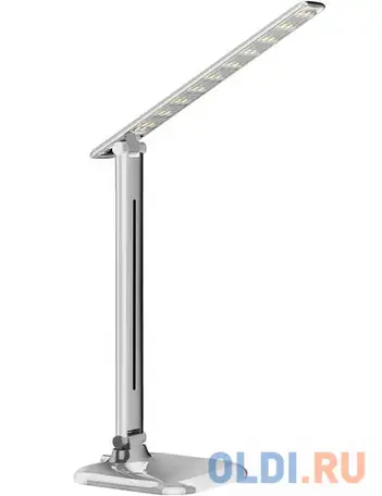 Светильник ultraflash uf-716 c01 (13787) настольный на подставке белый 11вт, фотография 1