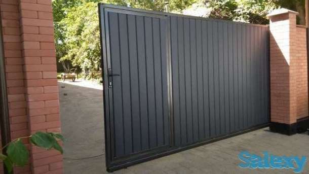 Откатные ворота, автоматика, фотография 3