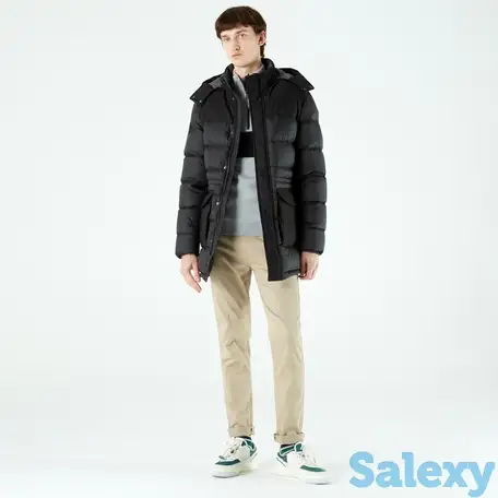 Мужская двусторонняя стеганая куртка lacoste с подкладкой, фотография 1