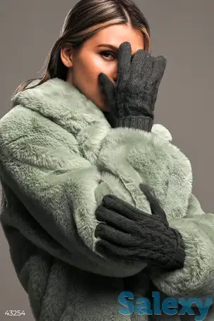 Перчатки в оттенке графит, фотография 1