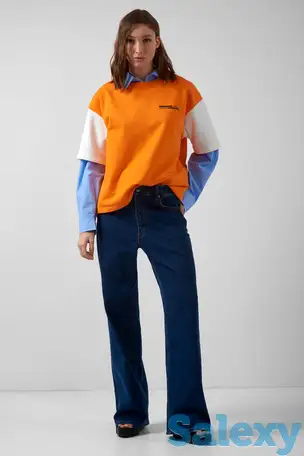 Джинсы с широкими штанинами и высокой посадкой vassa&co, фотография 1