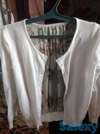 Продаются кофточка, блузка,юбка кож,школьная форма,галстук,, фотография 1