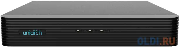 Видеорегистратор гибридный uniarch 16-и канальный (ahd/cvi/tvi/cvbs/ip), фотография 1
