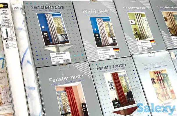 Шторы с фурнитурой, опт, сток из Германии, фотография 1