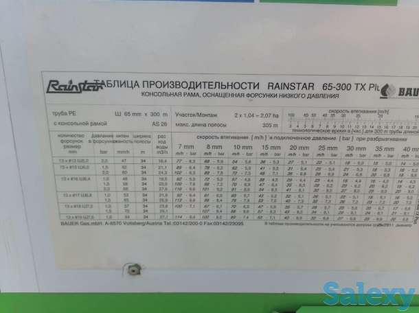 Дождевальная машина Bauer 65/300, фотография 2