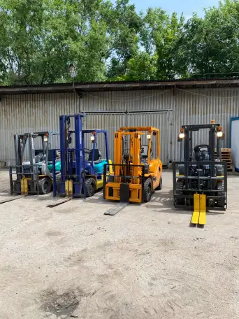 Вилочные погрузчик. Komatsu из Японии, фотография 4