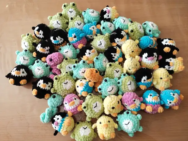 Вязанные брелки, фотография 6