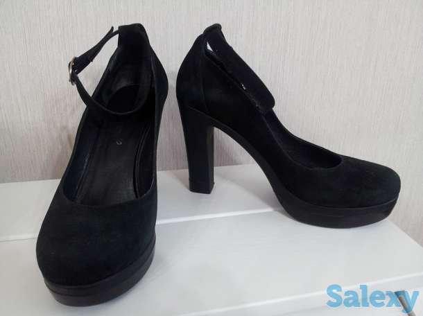 Туфли черные Carvello (Италия), замшевые, недорого, фотография 3