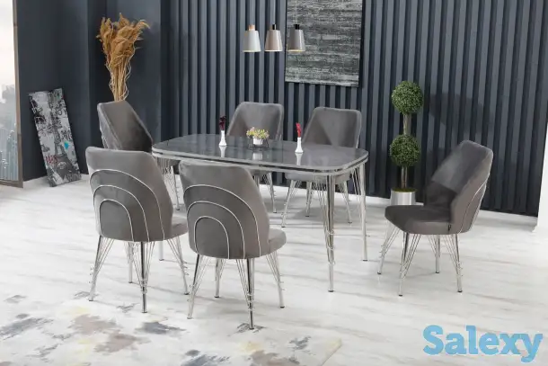 Стол 2243+6 стульев. Производство Турция., фотография 2