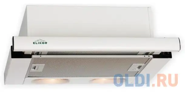 Вытяжка встраиваемая elikor интегра 50 белый/бел, фотография 1