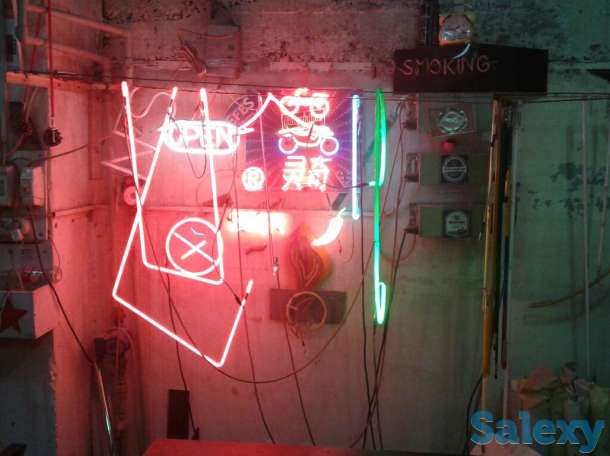 Неоновые буквы, элементы, вывески, изготовление, ремонт, монтаж, демонтаж, гарантия, фотография 2