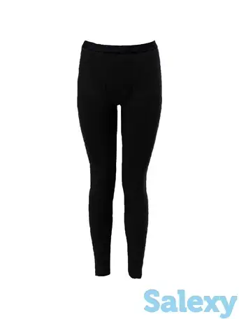 Термобрюки goldwin wmn base layer pants black, фотография 1
