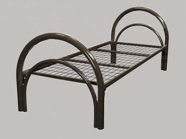 Кровати металлические для турбаз, кровати для гостиницы, кровати для бытовок, кровати для рабочих., фотография 4