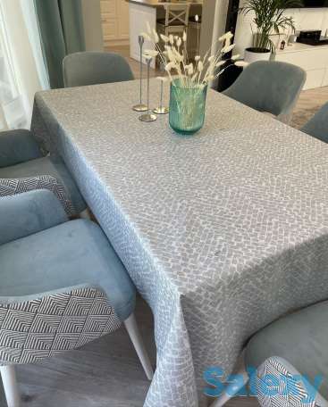 Шикарная испанская скатерть с тефлоновым покрытием Ширина 140 см, фотография 1