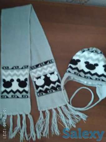 Комплект: шапочка и шарф, фотография 1