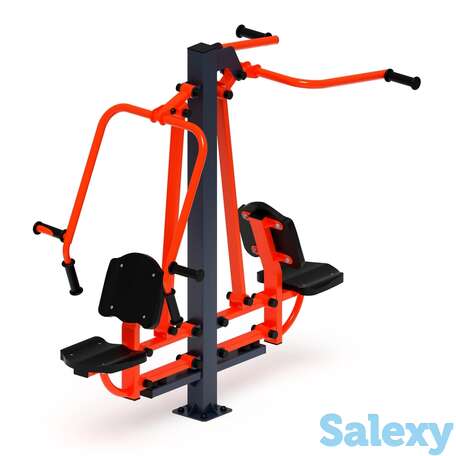 Уличный тренажер «тяга верхняя+жим от груди ст 027-01», фотография 1