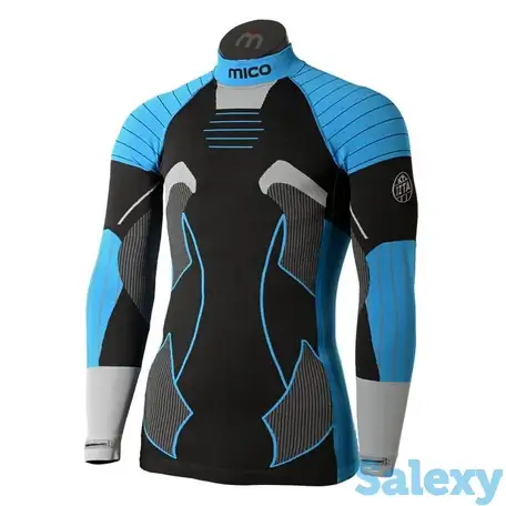 Термокофта mico man official ita nero argento, фотография 9