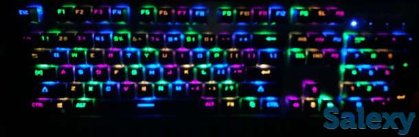 Продам механическую клавиатуру motospedd ck108.вход-usb, фотография 5