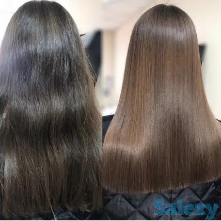 Кератиновое выпрямление и ботокс волос, ламинирование ресниц и бровей., фотография 3