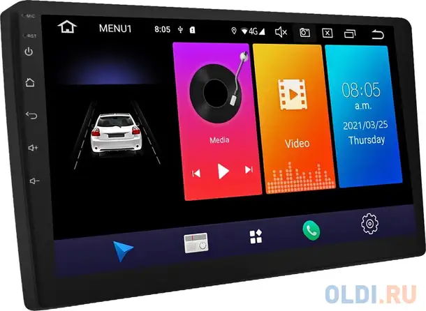 Автомагнитола acv ad-9001 2din 4x50вт, фотография 1