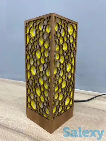 Желтый Интерьерный светильник - ночник, фотография 6