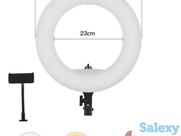 Продам кольцевую лампу 32см с пультом ДУ для стрима, мобильной фото/видео съёмки RING SUPPLEMENTARY LAMP CST-315, фотография 1