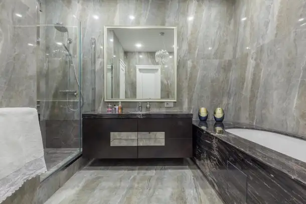 Изготовление каменных стен для домов. Стены из мрамора, гранита, оникса. Монтаж и замеры, фотография 1