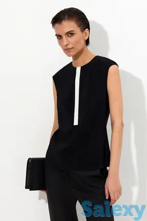 Блузка c контрастным принтом vassa&co, фотография 1