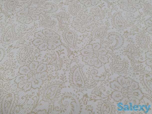 Изящная испанская скатерть с золотым люрексом ширина 160 см, фотография 5