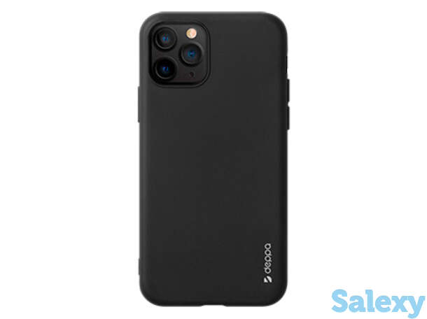 Чехол deppa gel color case для apple iphone 11 pro (87234). черный, фотография 1