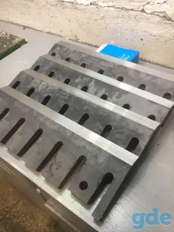 Предлагаем изготовление ножей дробилок по чертежам заказчика, фотография 1