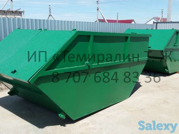 Satu.kz › Товары и услуги › Мусорный контейнер для ТБО, Бункер накопитель 8 м3 (Кубов) Атырау, Актау, фотография 2