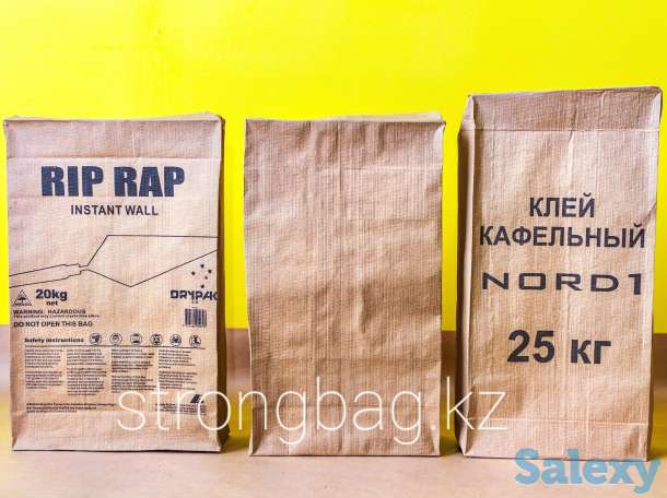 Бумажные мешки открытого и закрытого типа от производителя, фотография 3