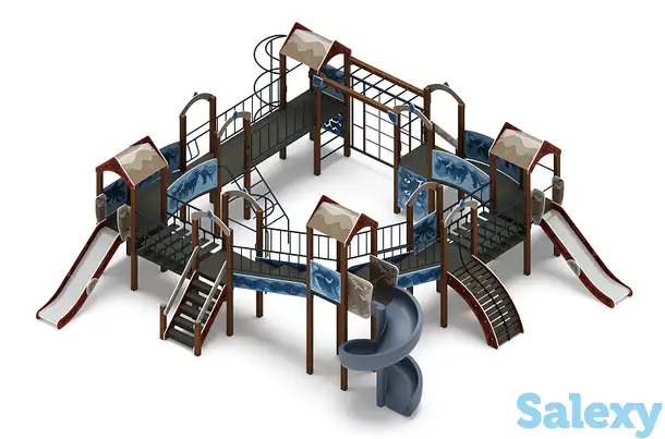 Остров детства (алтай) - дик 2.01.8.02-04 - игровой комплекс h=1200 h=2000, фотография 1