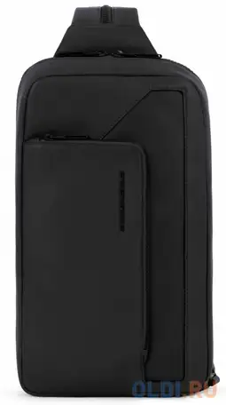 Рюкзак слинг piquadro aye ca6205w119/n черный кожа, фотография 1