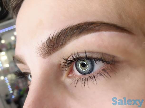 Окрашивание бровей, ламинация, фотография 4