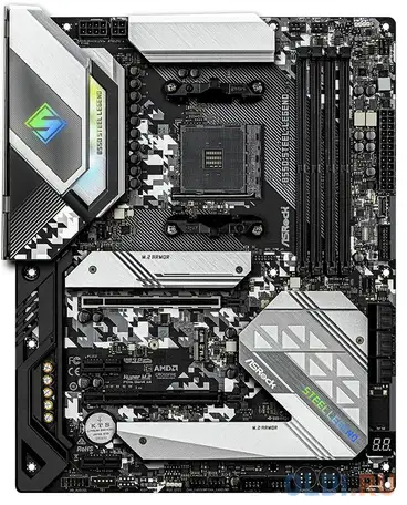 Материнская плата asrock b550 steel legend, фотография 1