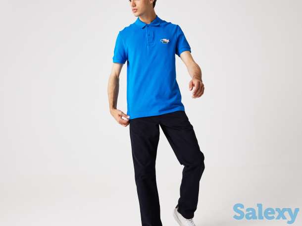 Мужская рубашка поло lacoste regular fit crocodiles из органического хлопка, фотография 3