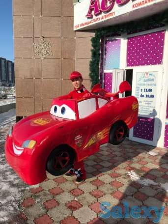 Аниматор Молния Маккуин на праздник в Астане, фотография 2