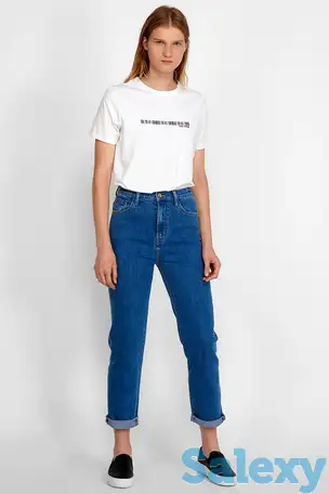 Джинсы  прямые с высокой посадкой vassa&co, фотография 1