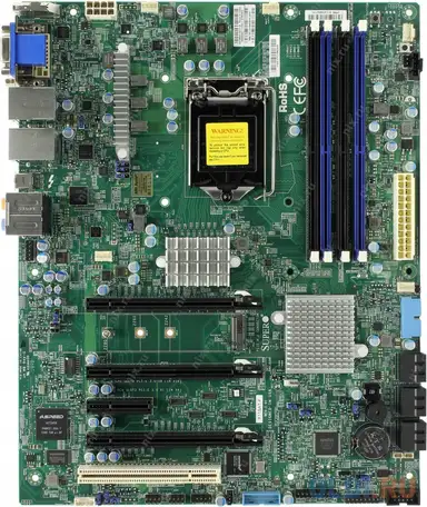 Материнская плата supermicro mbd-x11sat-f-b socket 1151 c236 4xddr4 3xpci-e 16x 6, фотография 1