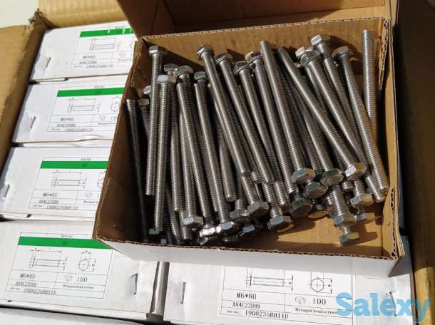 Болты с шестигранной головкой DIN 933 нержавеющая, фотография 3