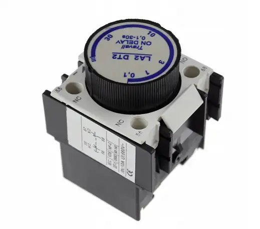 Дополнительный контактный блок зажержки времени  к пускателю LA2-DT4   задерка влк10-180cекon, фотография 2